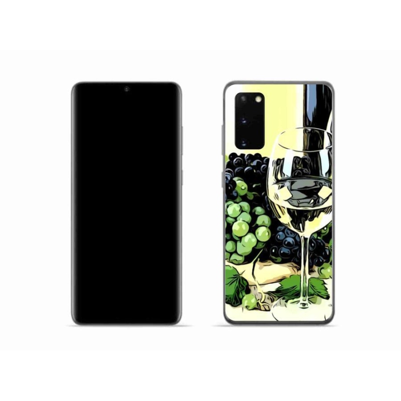 Gél borítás mmCase Samsung Galaxy S20 készülékhez - pohár bor