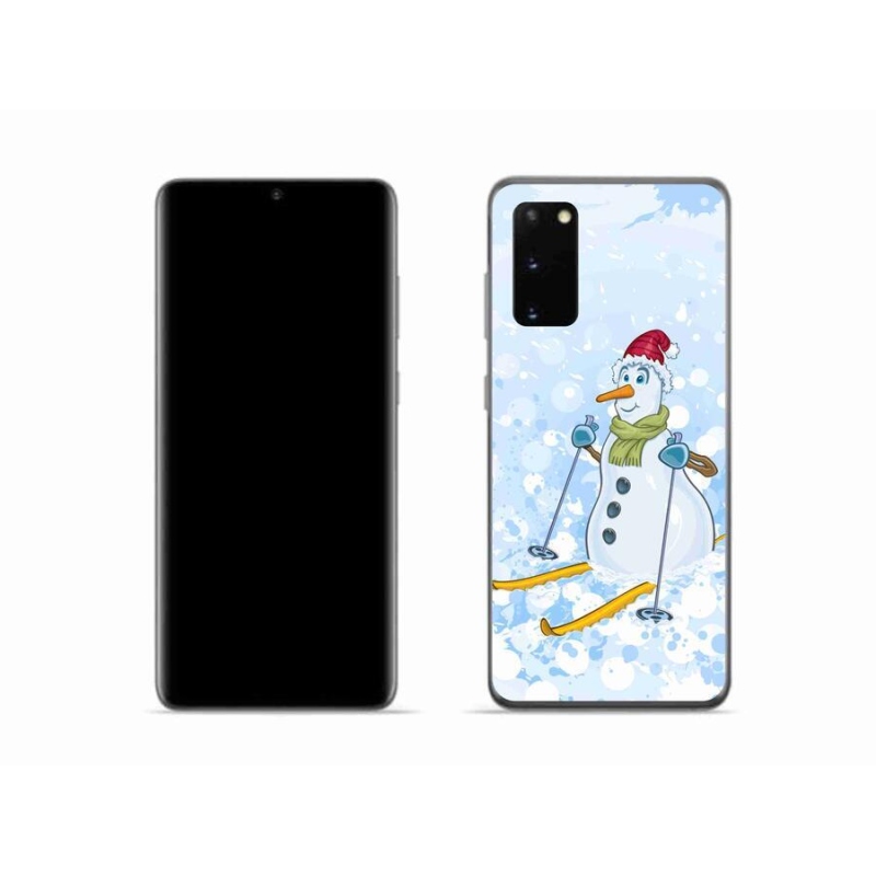 Gél borítás mmCase Samsung Galaxy S20 készülékhez - hóember