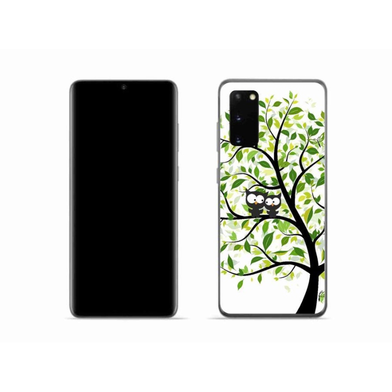 Gél borítás mmCase Samsung Galaxy S20 készülékhez - baglyok a fán