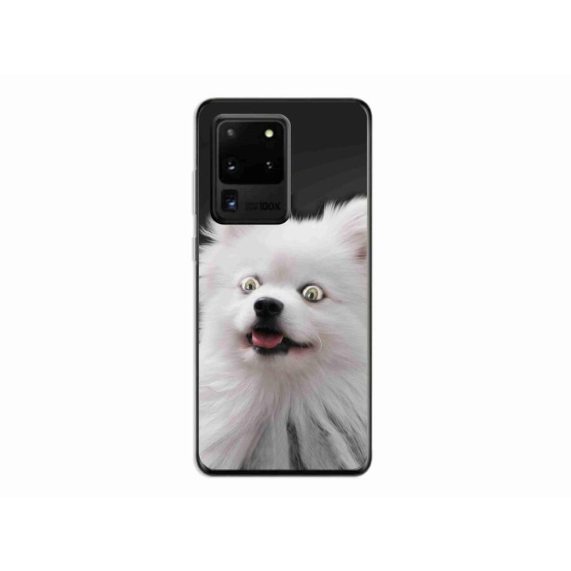 Gél védőhuzat mmCase Samsung Galaxy S20 Ultra készülékhez - fehér tüske