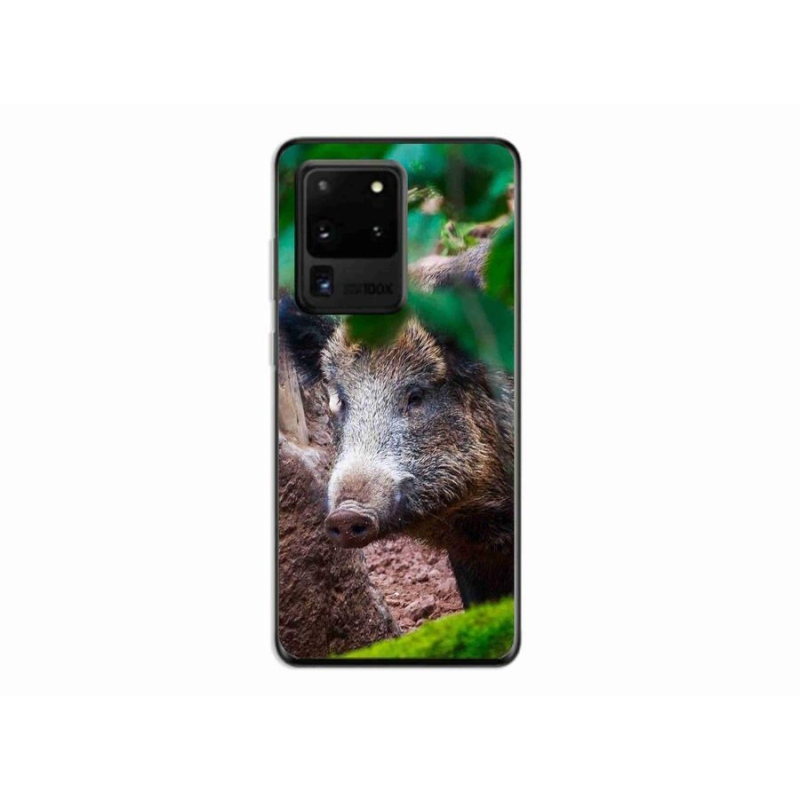 Gél borítás mmCase Samsung Galaxy S20 Ultra készülékhez - vaddisznó
