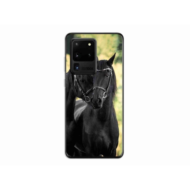 Gél borítás mmCase Samsung Galaxy S20 Ultra készülékhez - két fekete ló