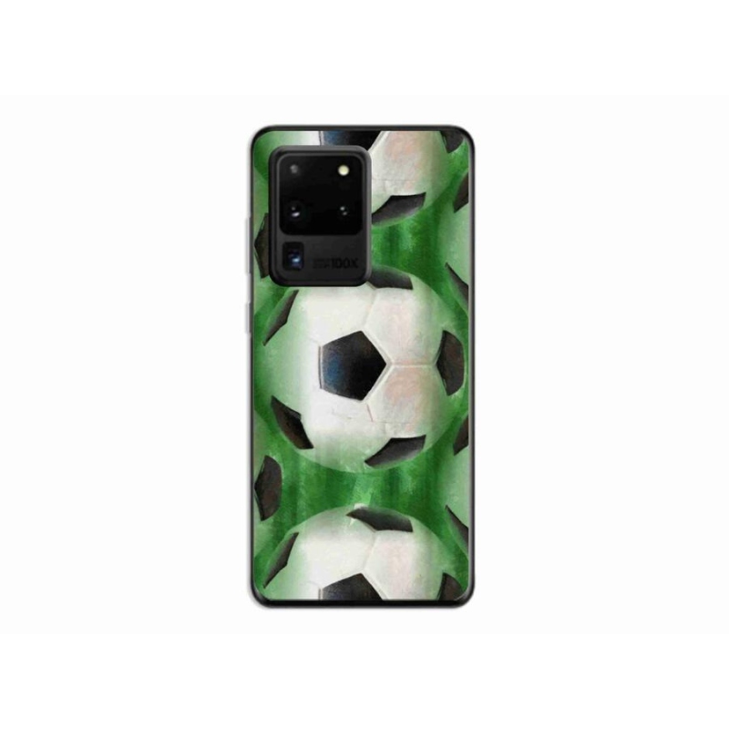 Gél borítás mmCase Samsung Galaxy S20 Ultra - focilabda