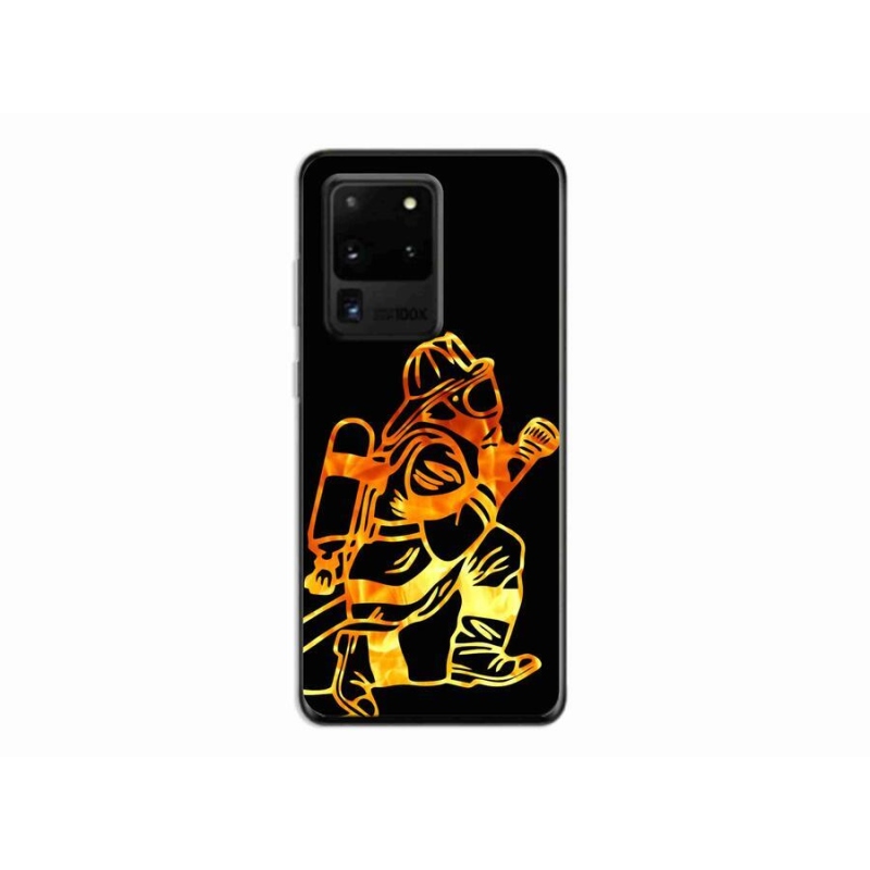 Zselés borítás mmCase Samsung Galaxy S20 Ultra - tűzoltó 1