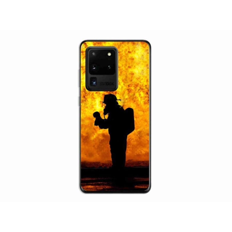 Gél borítás mmCase Samsung Galaxy S20 Ultra készülékhez - tűzoltó