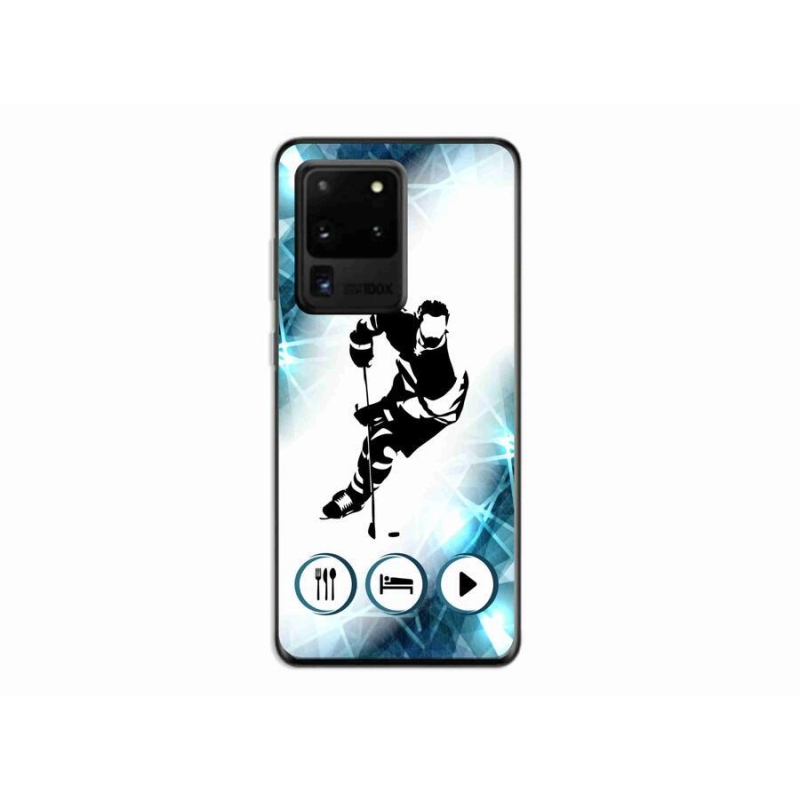 Gél borítás mmCase Samsung Galaxy S20 Ultra - jégkorong 1