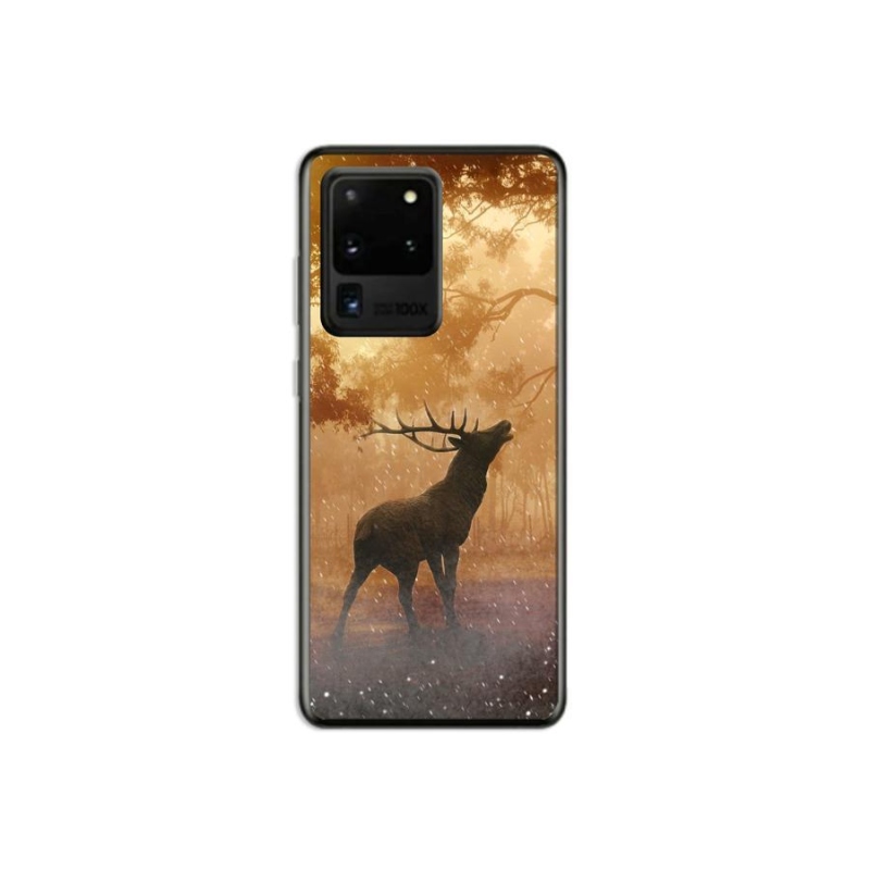 Zselés borítás mmCase Samsung Galaxy S20 Ultra készülékhez - szarvas a vadászaton