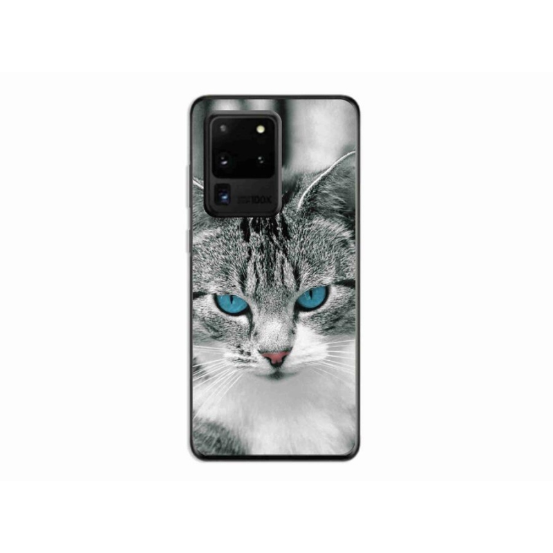 Zselés borítás mmCase Samsung Galaxy S20 Ultra - macskaszem 1