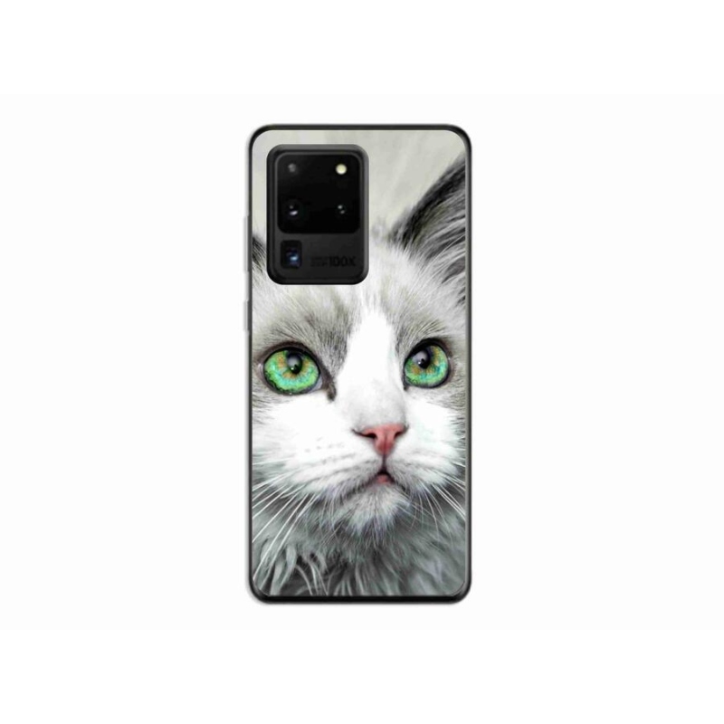 Zselés borítás mmCase Samsung Galaxy S20 Ultra készülékhez - macskaszem