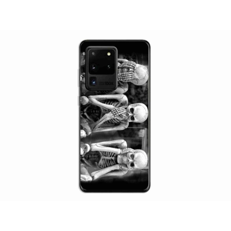 Zselés borítás mmCase Samsung Galaxy S20 Ultra - csontvázakhoz