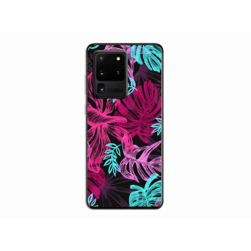 Gél védőhuzat mmCase Samsung Galaxy S20 Ultra - virágok 1