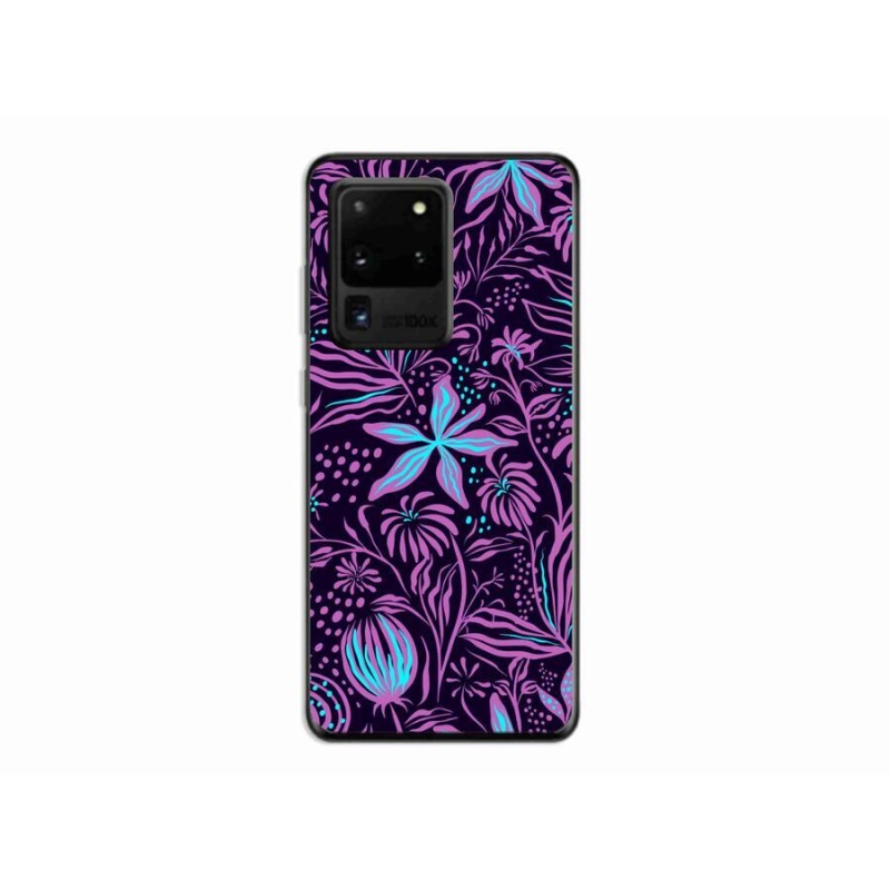 Zselés borítás mmCase Samsung Galaxy S20 Ultra - virágok 2