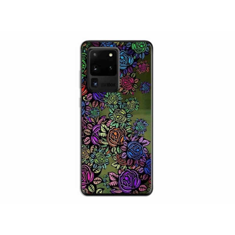Gél borító mmCase Samsung Galaxy S20 Ultra - virágok 6