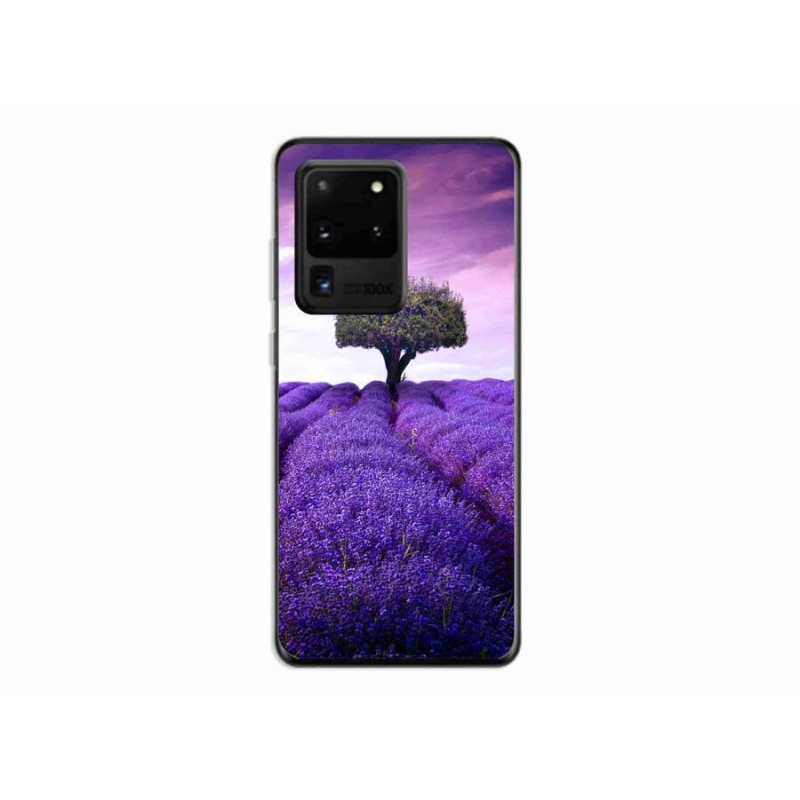 Gél védőhuzat mmCase Samsung Galaxy S20 Ultra készülékhez - levendula rét