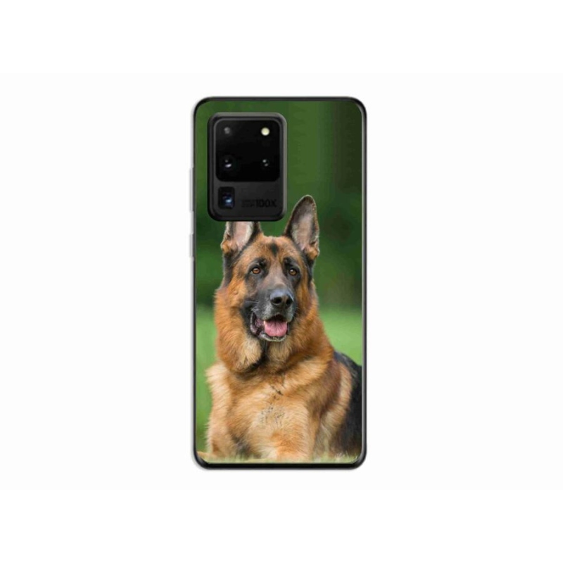 Zselés borítás mmCase Samsung Galaxy S20 Ultra - Német juhászkutya számára