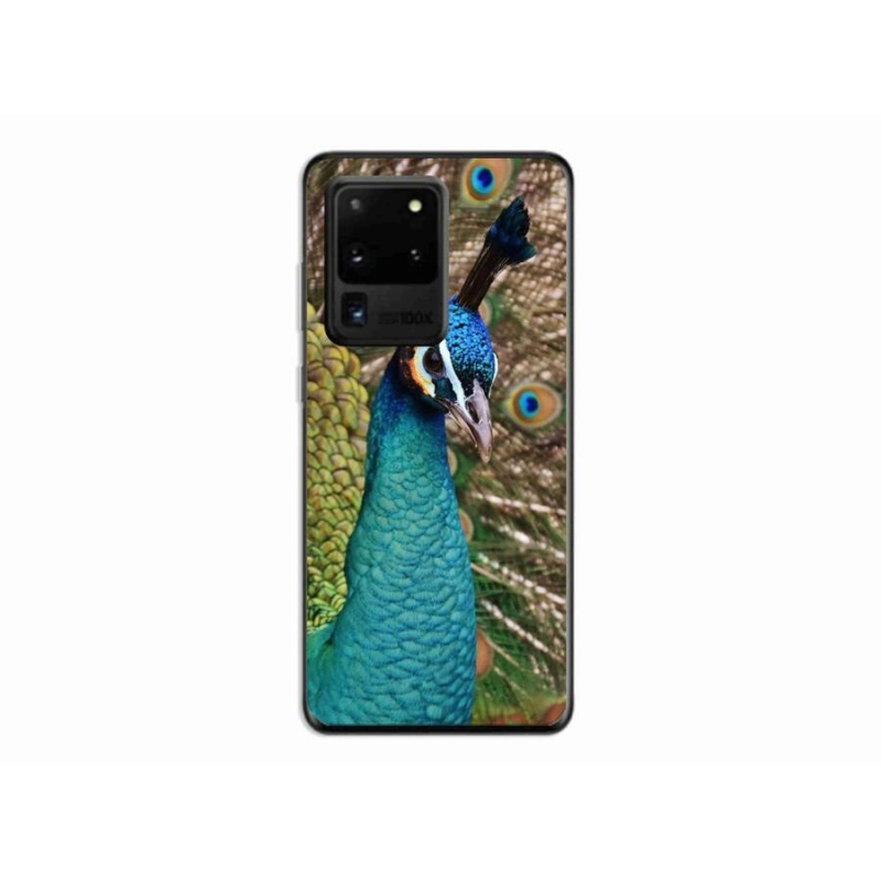 Gél védőhuzat mmCase Samsung Galaxy S20 Ultra készülékhez - páva