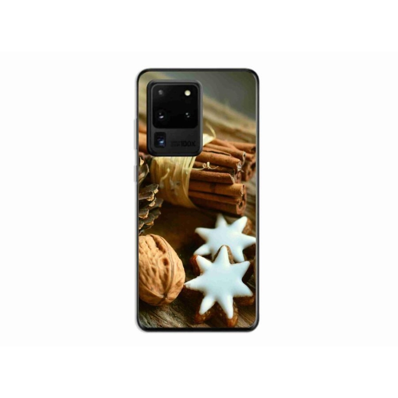 Gél borítás mmCase Samsung Galaxy S20 Ultra készülékhez - fahéj és mézeskalács