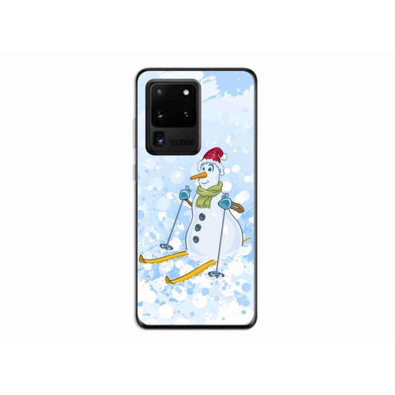 Gél borítás mmCase Samsung Galaxy S20 Ultra készülékhez - hóember
