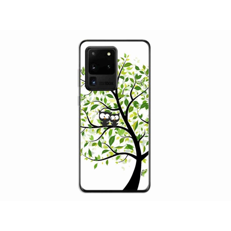 Gél borítás mmCase Samsung Galaxy S20 Ultra készülékhez - baglyok a fán