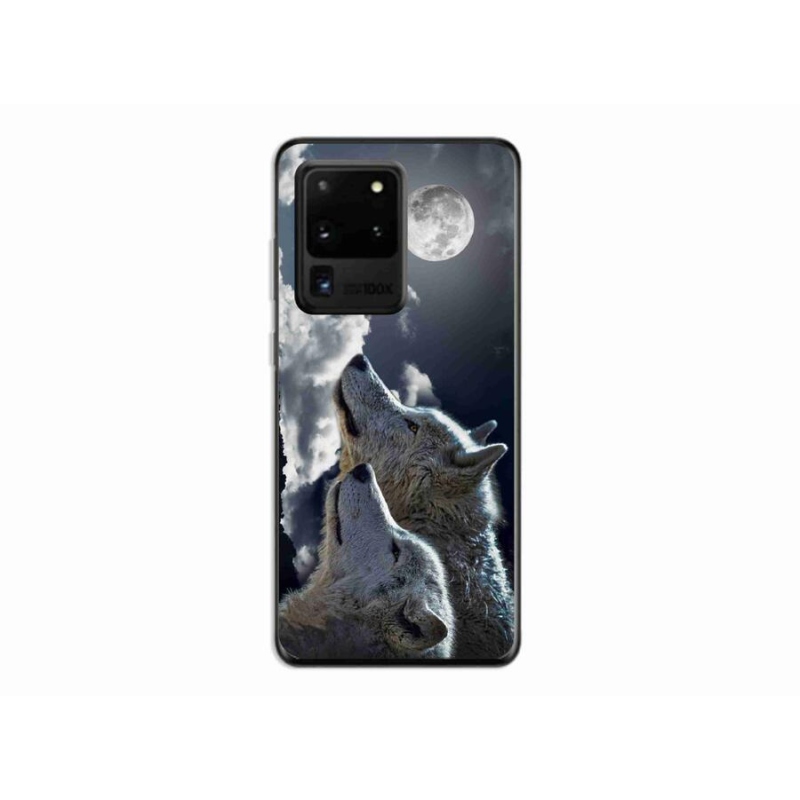 Gél védőburkolat mmCase Samsung Galaxy S20 Ultra - farkasok