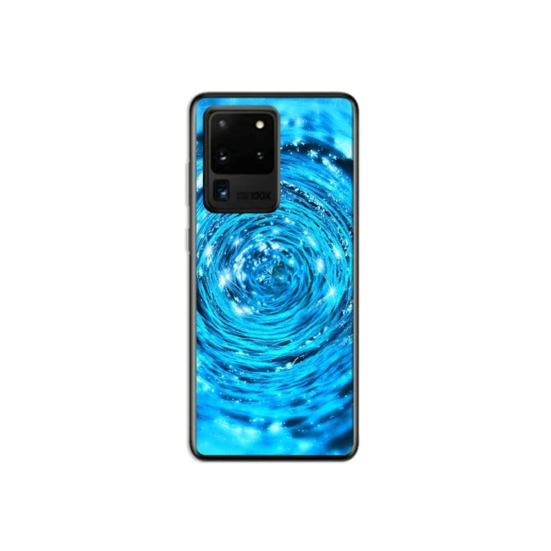 Gél borítás mmCase Samsung Galaxy S20 Ultra - water vortex - Samsung Galaxy S20 Ultra - vízörvény