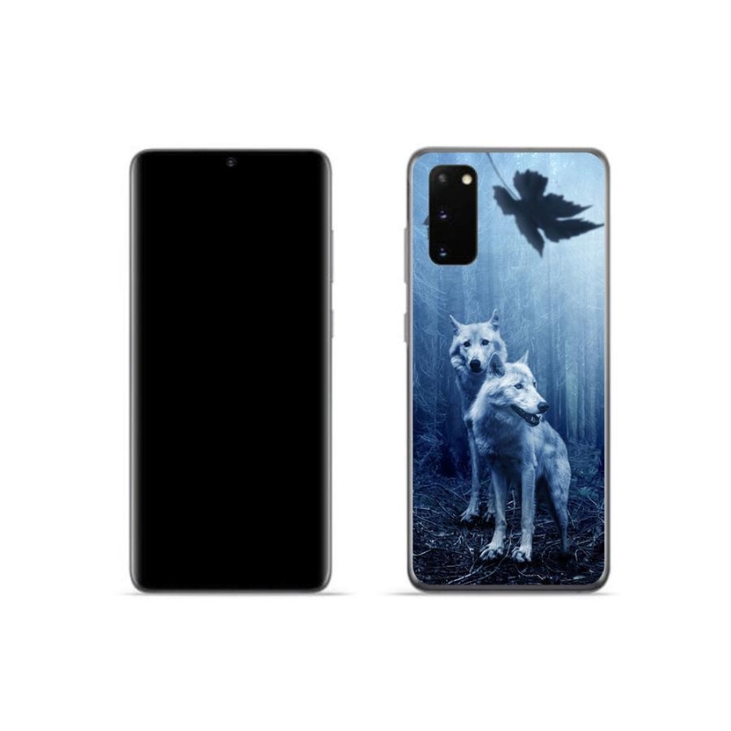 Gél borítás mmCase Samsung Galaxy S20 készülékhez - farkasok az erdőben