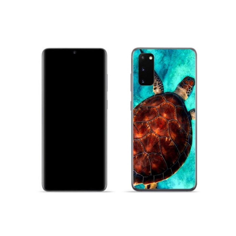 Gél védőhuzat mmCase Samsung Galaxy S20 készülékhez - teknősbéka