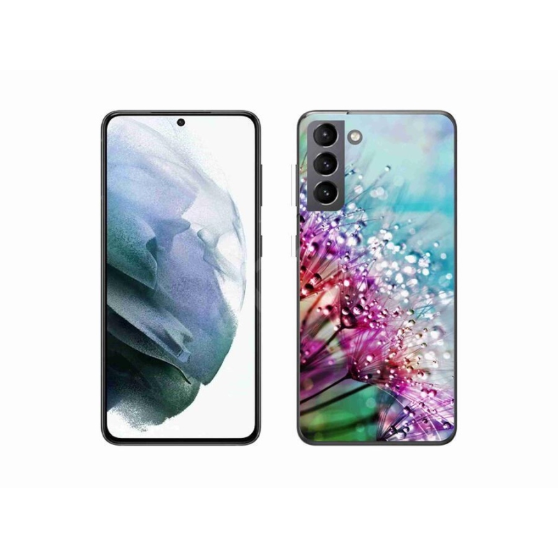 Gél borító mmCase mobiltelefonhoz Samsung Galaxy S21 - színes virágok