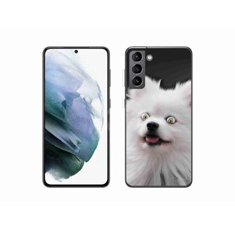 Zselés borítás mmCase Samsung Galaxy S21 készülékhez - fehér tipp