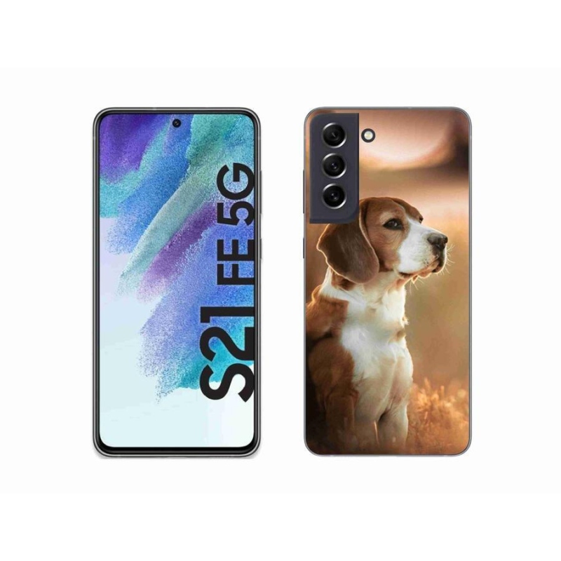 Gél védőburkolat mmCase Samsung Galaxy S21 FE 5G - bézs színben