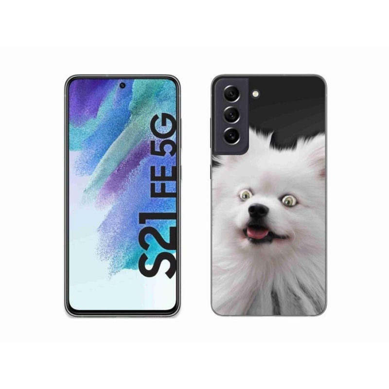 Zselés borítás mmCase Samsung Galaxy S21 FE 5G - fehér tüske