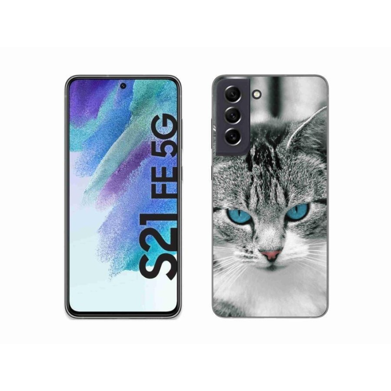 Zselés borítás mmCase Samsung Galaxy S21 FE 5G - macskaszem 1