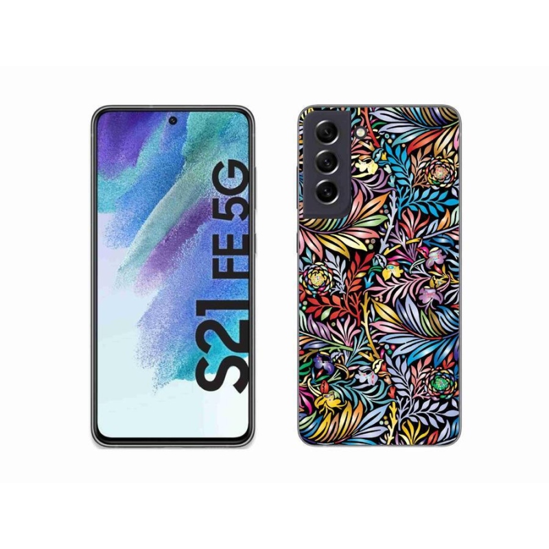 Zselés borítás mmCase Samsung Galaxy S21 FE 5G - virágok 5
