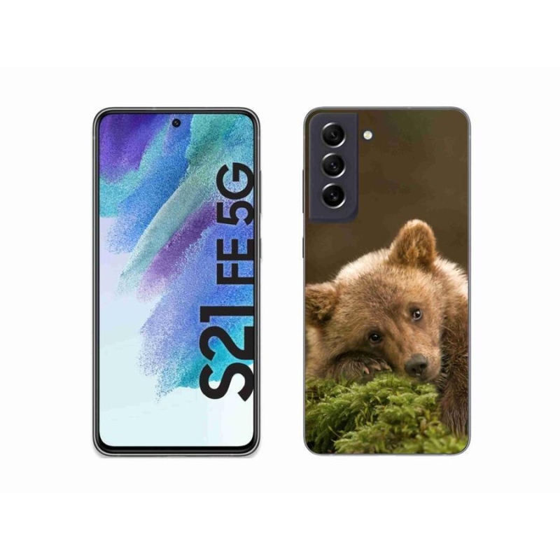 Zselés borítás mmCase Samsung Galaxy S21 FE 5G - medve