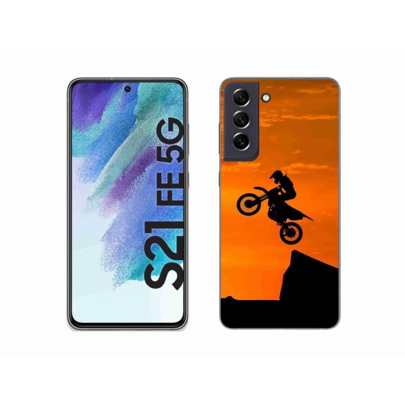 Zselés borítás mmCase Samsung Galaxy S21 FE 5G - motocross
