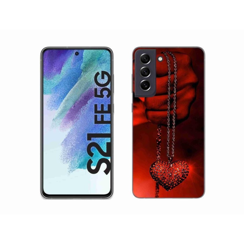 Gél borítás mmCase Samsung Galaxy S21 FE 5G - nyaklánc - Samsung Galaxy S21 FE 5G - nyaklánc