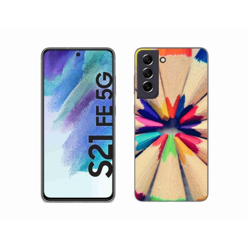 Gél védőhuzat mmCase Samsung Galaxy S21 FE 5G - zsírkrétákhoz