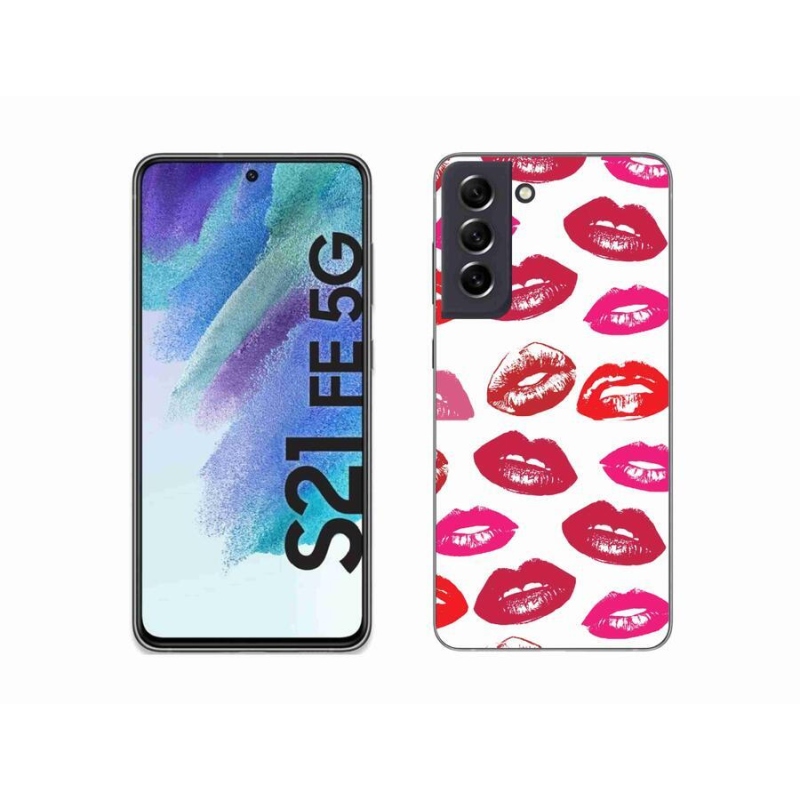 Zselés borítás mmCase Samsung Galaxy S21 FE 5G - ajkakhoz