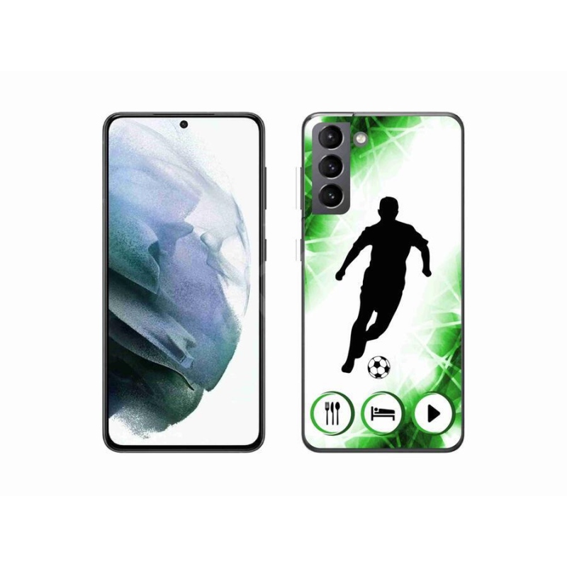 Gél borítás mmCase Samsung Galaxy S21 - focista számára