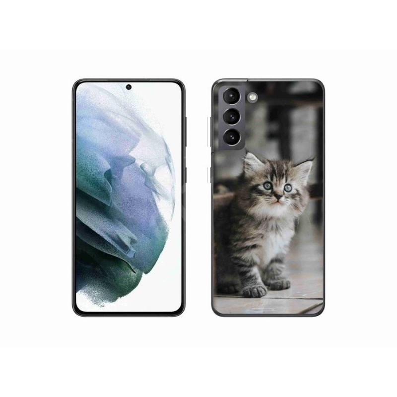 Gél borítás mmCase Samsung Galaxy S21 készülékhez - cica