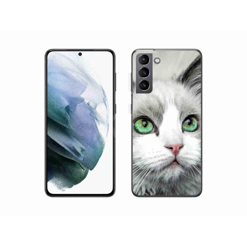 Gél borítás mmCase Samsung Galaxy S21 - macskaszem