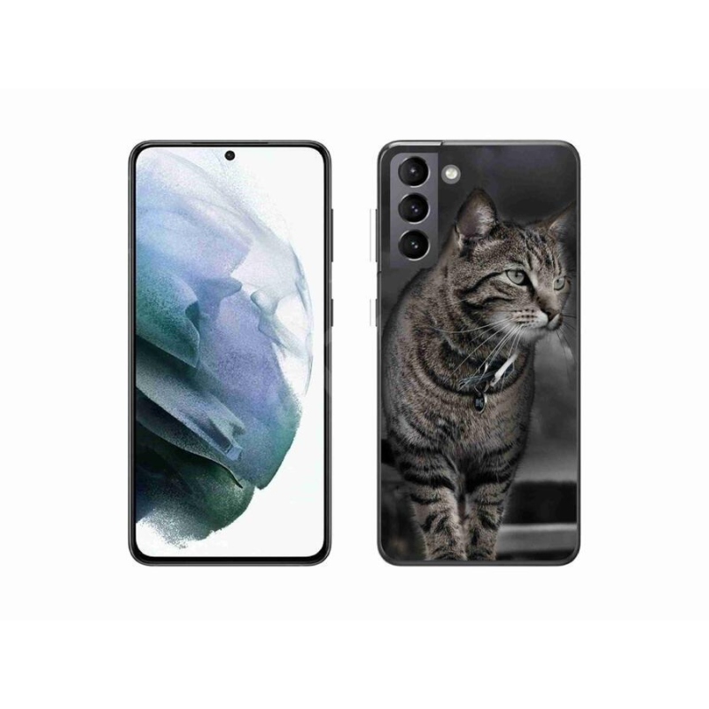 Zselés borítás mmCase Samsung Galaxy S21 - macska