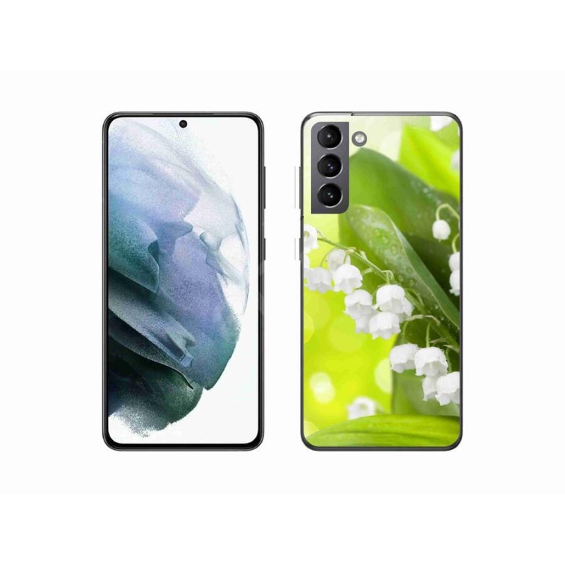 Gél borítás mmCase Samsung Galaxy S21 készülékhez - gyöngyvirág