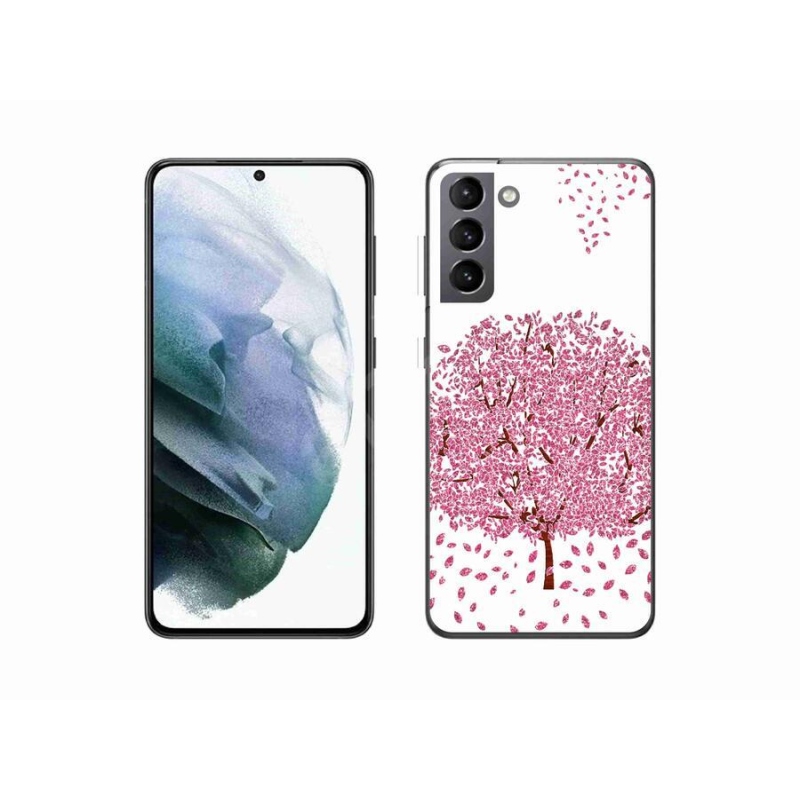 Gél borítás mmCase Samsung Galaxy S21 készülékhez - rajzfilmfa levelekkel