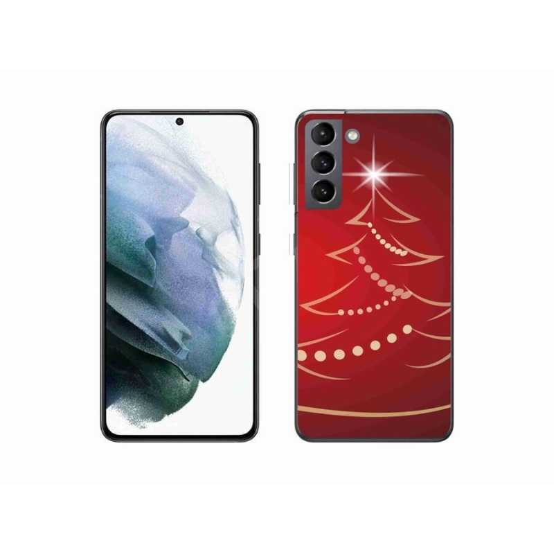 Gél borítás mmCase Samsung Galaxy S21 - karácsonyfa karikatúra