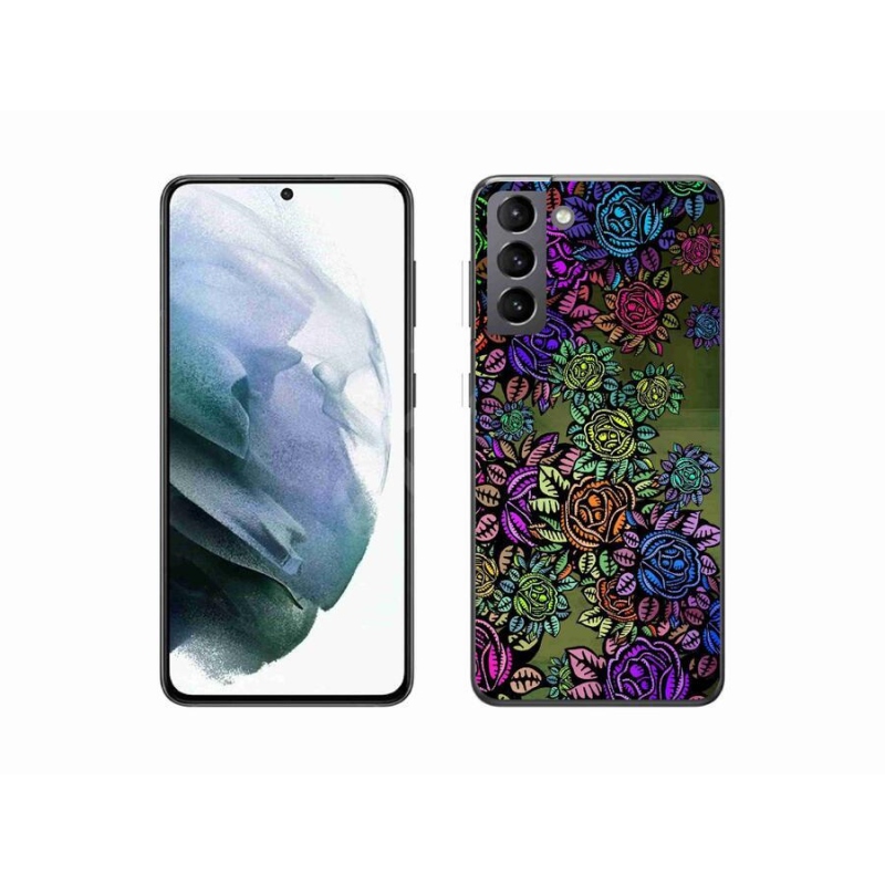 Gél borítás mmCase Samsung Galaxy S21 - virágok 6