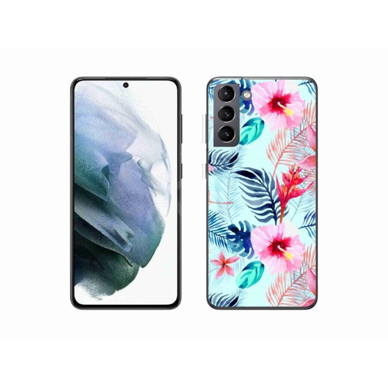 Gél borító mmCase Samsung Galaxy S21 - virágokhoz
