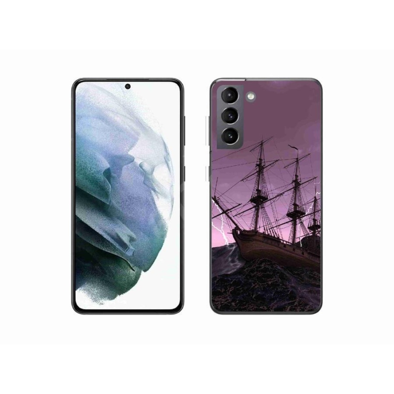 Zselés borítás mmCase Samsung Galaxy S21 - hajó a viharban