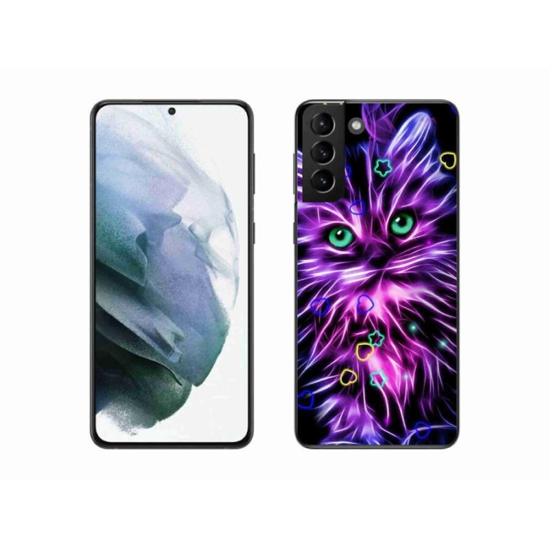 Gél borítás mmCase Samsung Galaxy S21 Plus készülékhez - absztrakt macska