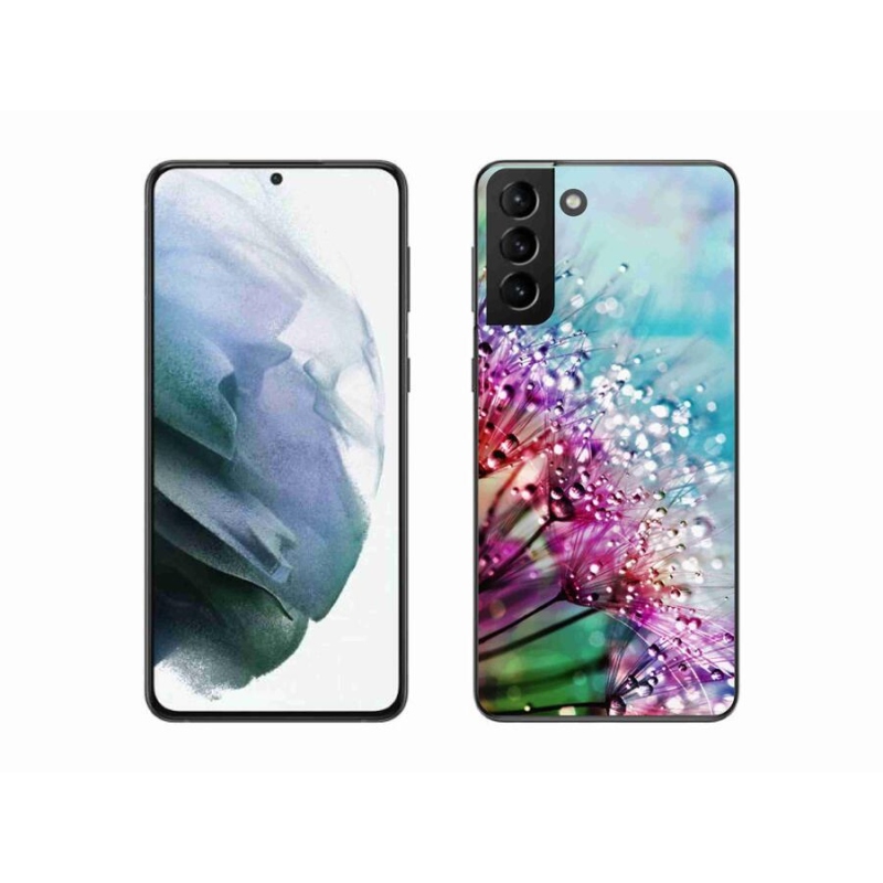 Gél borítás mmCase mobiltelefonhoz Samsung Galaxy S21 Plus - színes virágok